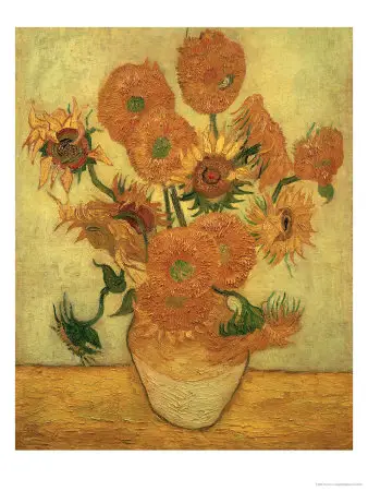 Sunflowers Painting Vincent Van Gogh